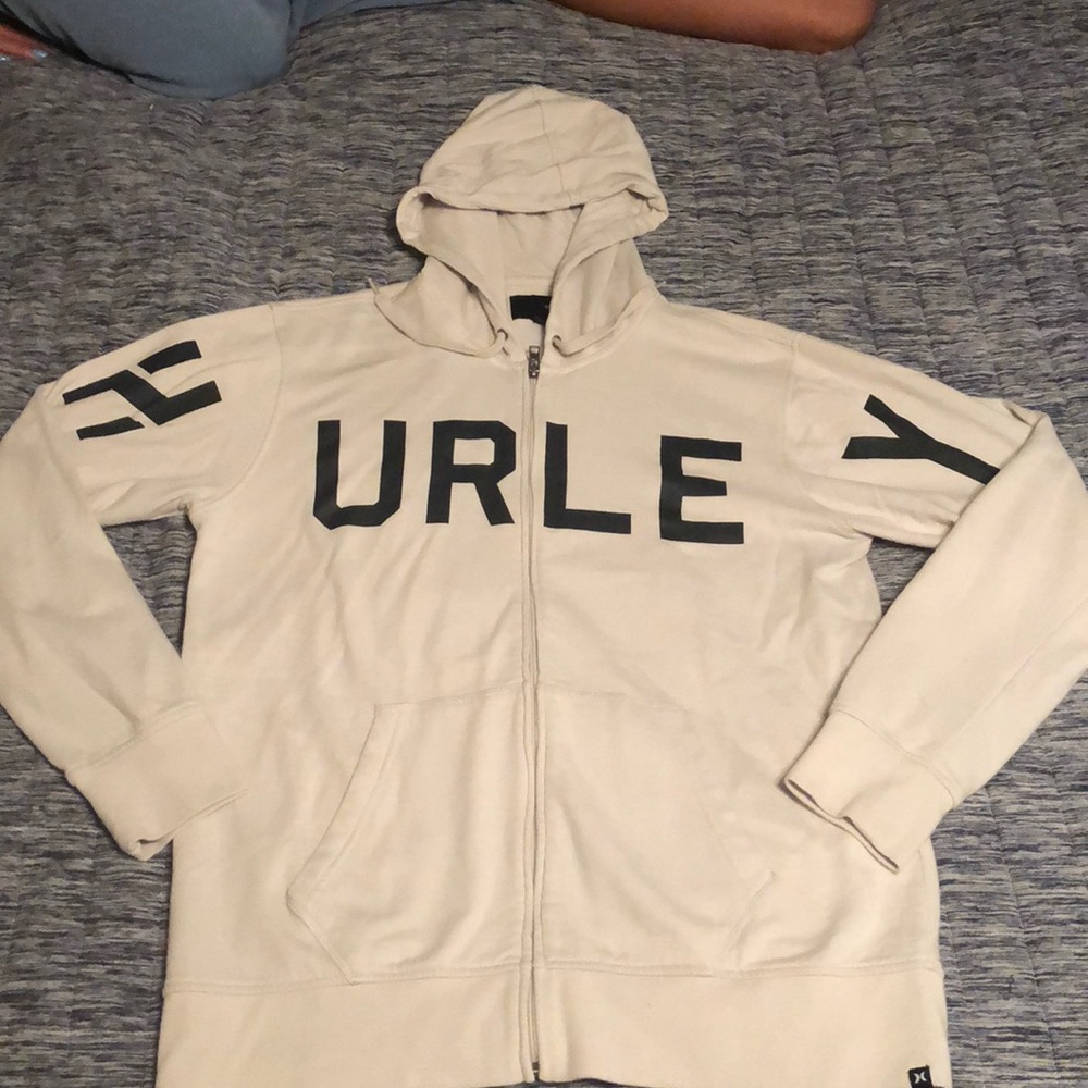 Hurley zip up hoodie. Size Medium
